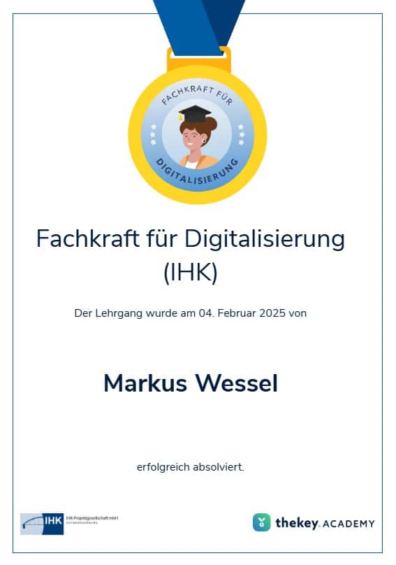 Fachkraft für Digitalisierung